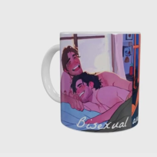 Bisexual and tired mug