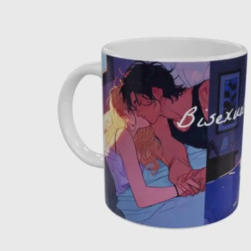 Bisexual and Tired Polyamorous LGBTQ mug